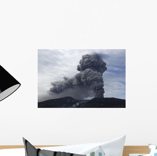 Eyjafjallaj�kull Eruption Iceland Wall Decal Design 1
