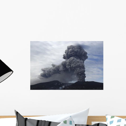 Eyjafjallaj�kull Eruption Iceland Wall Decal Design 1