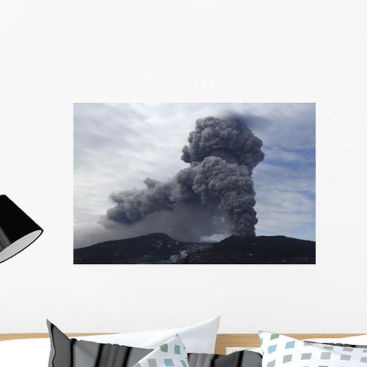 Eyjafjallaj�kull Eruption Iceland Wall Decal Design 1