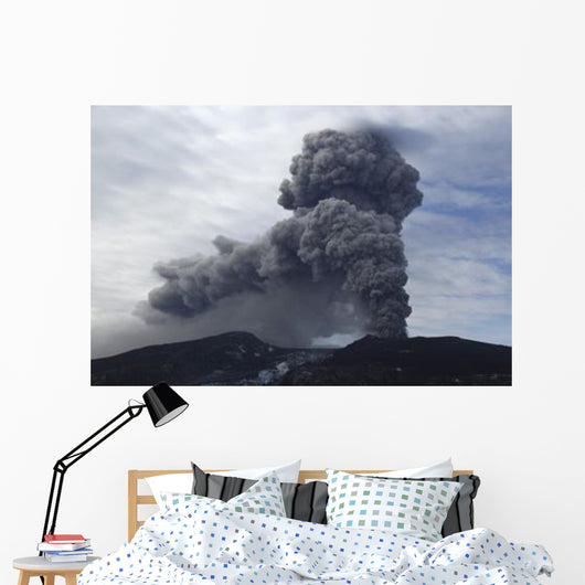 Eyjafjallaj�kull Eruption Iceland Wall Decal Design 1