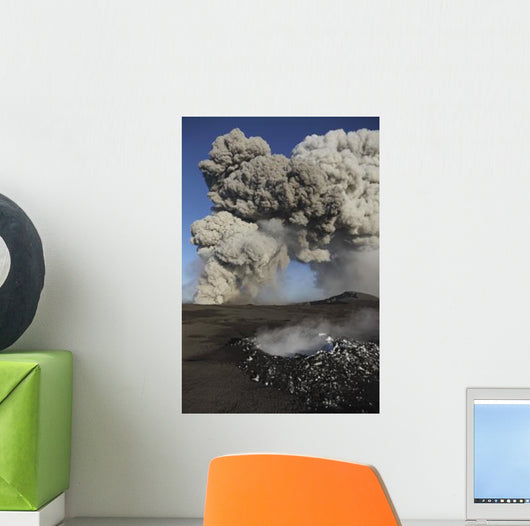 Eyjafjallaj�kull Eruption Steaming Wall Decal