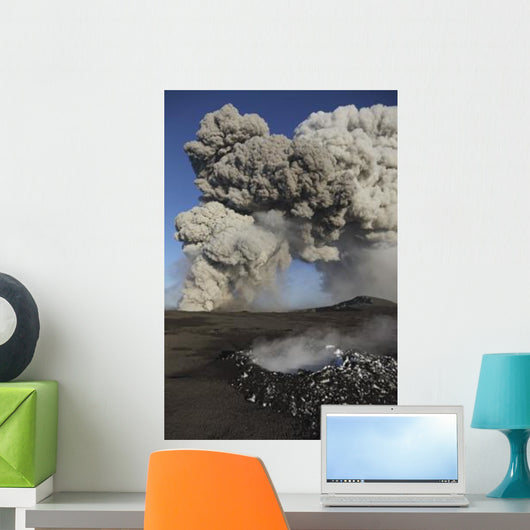 Eyjafjallaj�kull Eruption Steaming Wall Decal