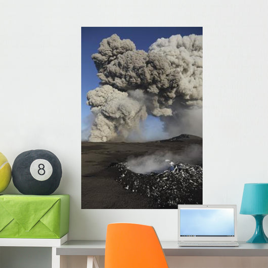 Eyjafjallaj�kull Eruption Steaming Wall Decal