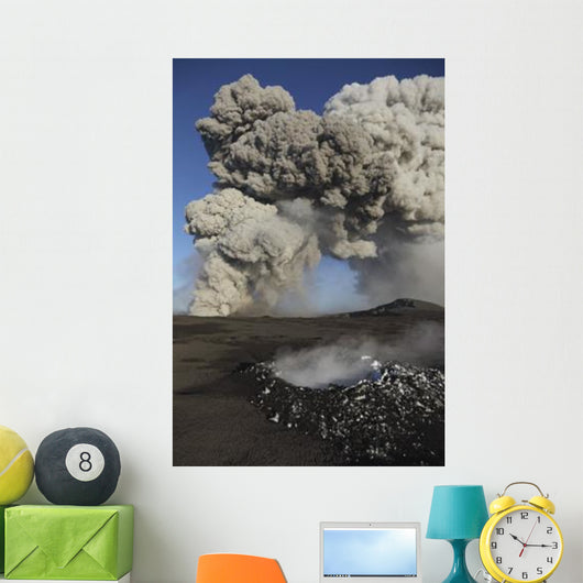 Eyjafjallaj�kull Eruption Steaming Wall Decal