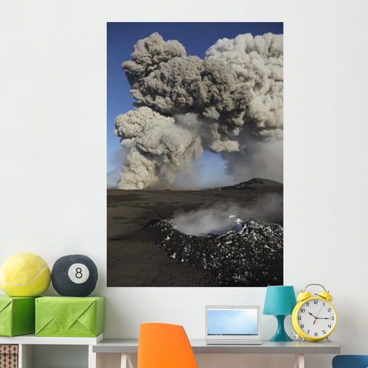 Eyjafjallaj�kull Eruption Steaming Wall Decal