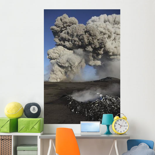 Eyjafjallaj�kull Eruption Steaming Wall Decal