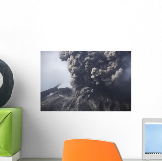 Sakurajima Eruption Kagoshima Japan Wall Decal Design 1