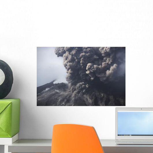 Sakurajima Eruption Kagoshima Japan Wall Decal Design 1