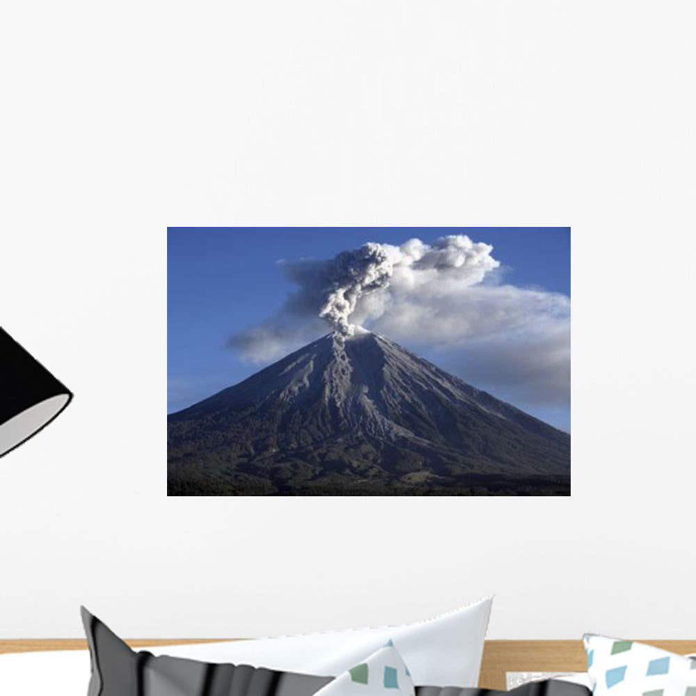 Semeru Eruption Java Island Wall Decal Design 1 - WallMonkeys.com ...