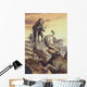 Columbian Mammoth Trapped Sinkhole Wall Decal