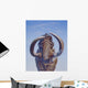 Woolly Mammoth Charging Pleistocene Wall Decal