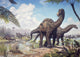 Large Dicraeosaurus Sauropods from Wall Decal