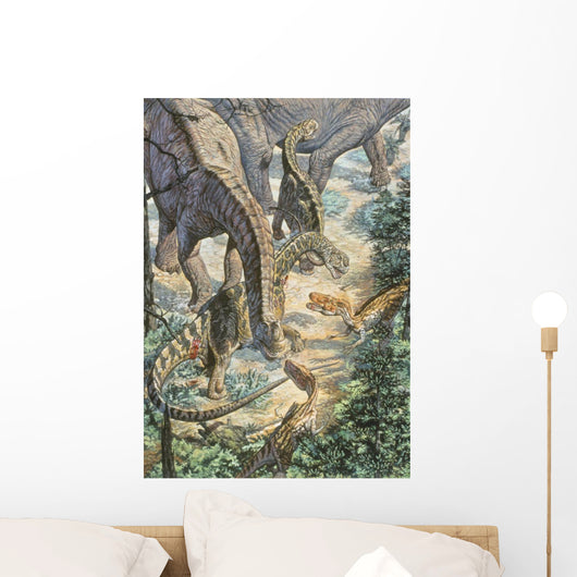 Jobaria Sauropods and Afroventor Wall Decal