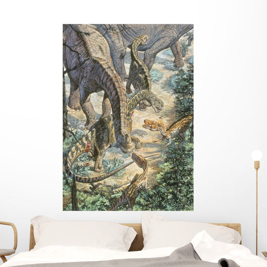 Jobaria Sauropods and Afroventor Wall Decal