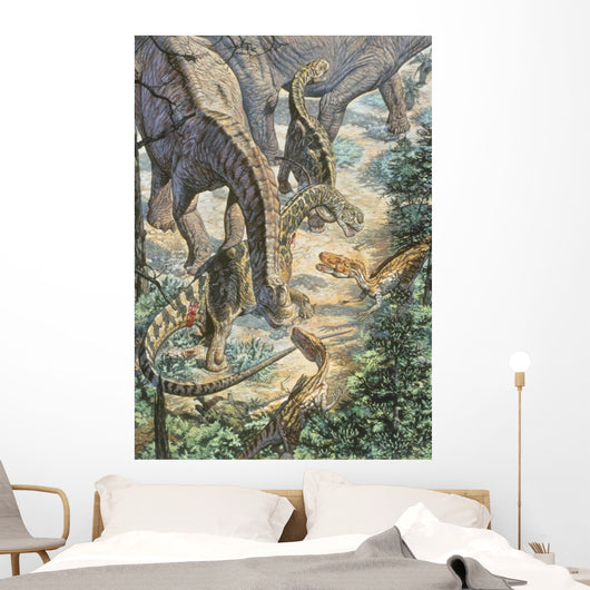 Jobaria Sauropods and Afroventor Wall Decal