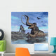 Columbian Mammoth Trapped Asphalt Wall Decal