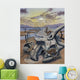 Triceratops Skull with Early Wall Decal