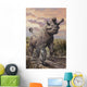Brontops and Palaeolagus Rabbit Wall Decal