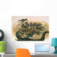 Herd Triceratops Defend Their Wall Decal