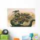 Herd Triceratops Defend Their Wall Decal