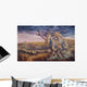 Epicyon Attacks Synthetoceras Run Wall Decal