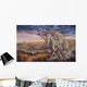 Epicyon Attacks Synthetoceras Run Wall Decal
