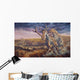 Epicyon Attacks Synthetoceras Run Wall Decal