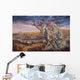 Epicyon Attacks Synthetoceras Run Wall Decal