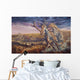 Epicyon Attacks Synthetoceras Run Wall Decal