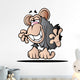 Cartoon Monkey Wall Decal