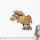 Cartoon Moose Wall Decal