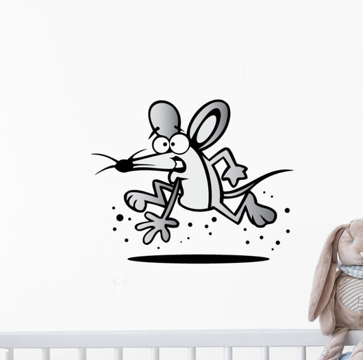 Cartoon Mouse Wall Decal