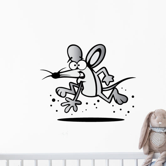 Cartoon Mouse Wall Decal