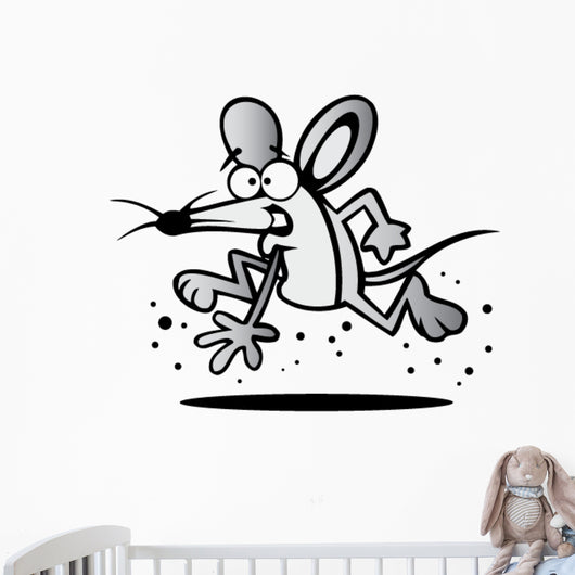 Cartoon Mouse Wall Decal