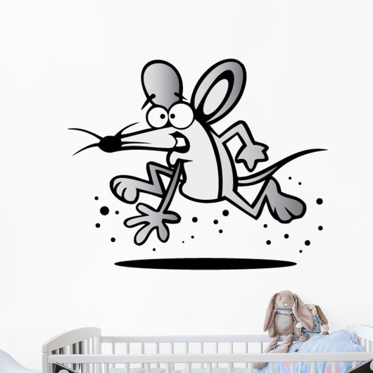 Cartoon Mouse Wall Decal