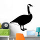 Canadian Goose Standing Silhouette Wall Decal