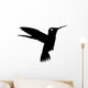 Hummingbird Flight Bird Silhouette Wall Decal