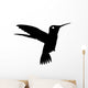 Hummingbird Flight Bird Silhouette Wall Decal