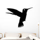 Hummingbird Flight Bird Silhouette Wall Decal