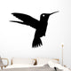 Hummingbird Flight Bird Silhouette Wall Decal