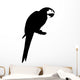 Parrot Standing Branch Bird Wall Decal