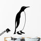 Penguin Standing Bird Silhouette Wall Decal