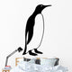 Penguin Standing Bird Silhouette Wall Decal