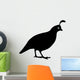 Quail Standing Bird Silhouette Wall Decal