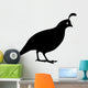Quail Standing Bird Silhouette Wall Decal