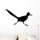 Roadrunner Running Bird Silhouette Wall Decal