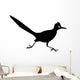 Roadrunner Running Bird Silhouette Wall Decal