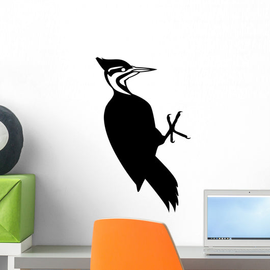 Woodpecker Bird Silhouette Wall Decal
