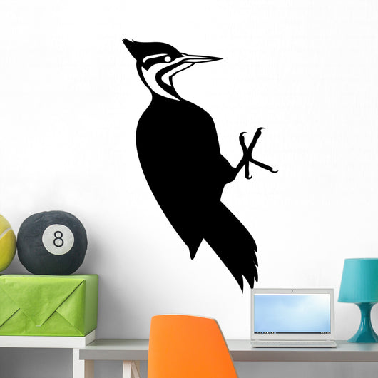 Woodpecker Bird Silhouette Wall Decal