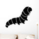 Caterpillar Insect Silhouette Wall Decal